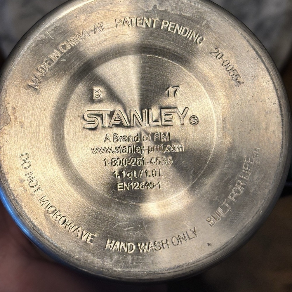 VTG Stanley 1.1‎ Qt Thermos Vacuum Bottle Screw On Cap/Cup Michigan Farm Bureau - Picture 7 of 7